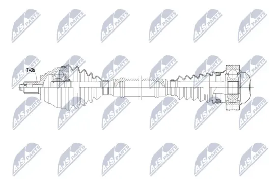 Antriebswelle Vorderachse rechts NTY NPW-VW-231 Bild Antriebswelle Vorderachse rechts NTY NPW-VW-231