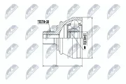 Gelenksatz, Antriebswelle NTY NPZ-AU-050