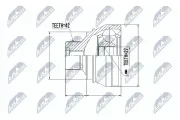 Gelenksatz, Antriebswelle Vorderachse links Vorderachse rechts NTY NPZ-AU-052