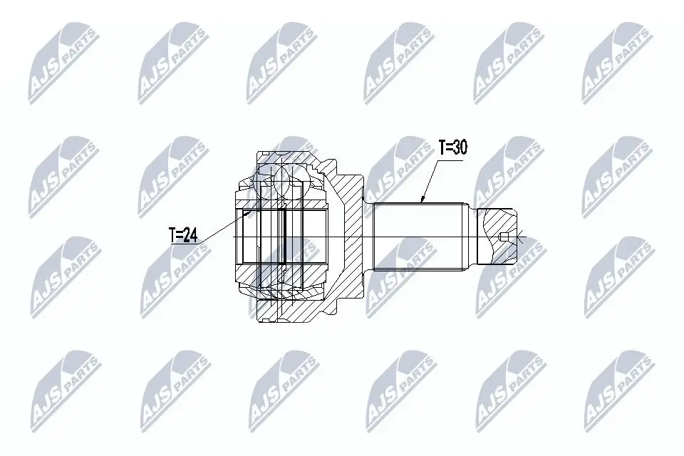 Gelenksatz, Antriebswelle radseitig Hinterachse NTY NPZ-BM-012