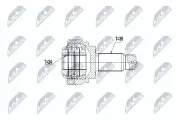 Gelenksatz, Antriebswelle NTY NPZ-BM-012