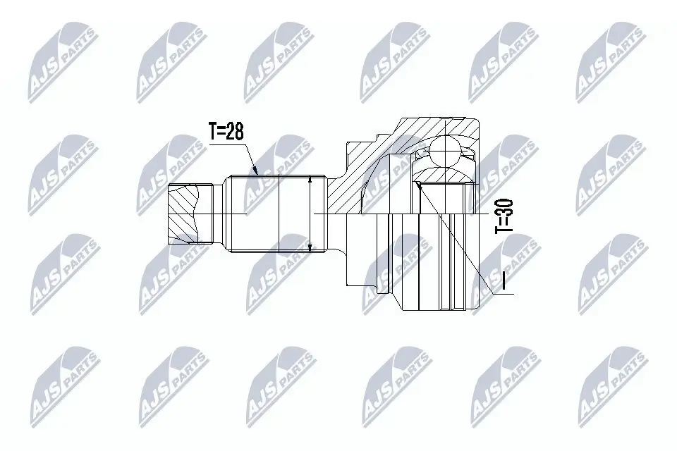 Gelenksatz, Antriebswelle NTY NPZ-BM-013