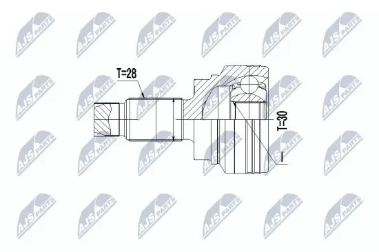 Gelenksatz, Antriebswelle NTY NPZ-BM-013 Bild Gelenksatz, Antriebswelle NTY NPZ-BM-013