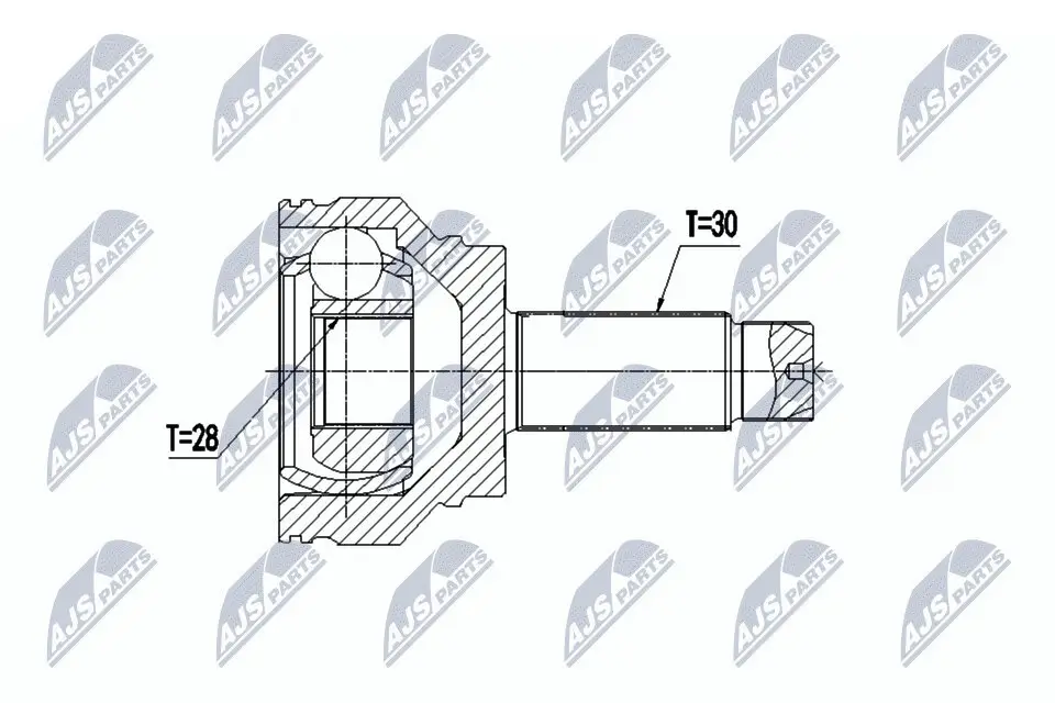 Gelenksatz, Antriebswelle NTY NPZ-BM-016