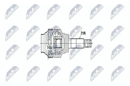 Gelenksatz, Antriebswelle Hinterachse links Hinterachse rechts NTY NPZ-BM-017 Bild Gelenksatz, Antriebswelle Hinterachse links Hinterachse rechts NTY NPZ-BM-017