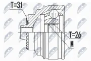 Gelenksatz, Antriebswelle NTY NPZ-BM-022