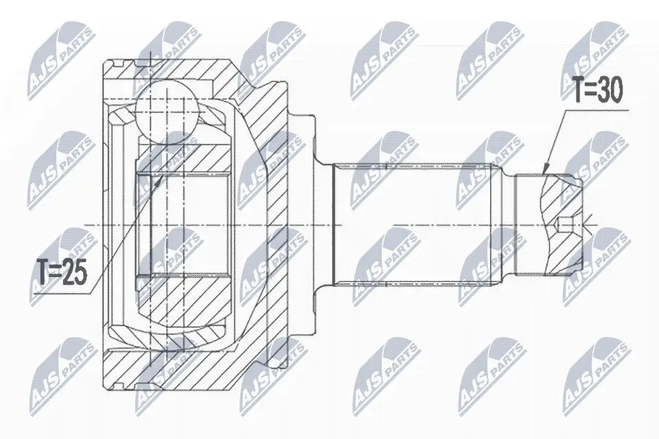 Gelenksatz, Antriebswelle NTY NPZ-BM-026