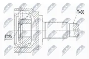 Gelenksatz, Antriebswelle NTY NPZ-BM-026