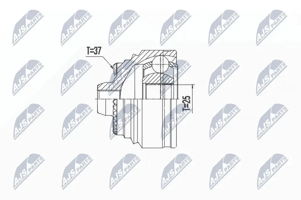 Gelenksatz, Antriebswelle NTY NPZ-BM-027