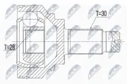 Gelenksatz, Antriebswelle NTY NPZ-BM-028