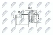 Gelenksatz, Antriebswelle NTY NPZ-CH-001