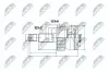 Gelenksatz, Antriebswelle radseitig NTY NPZ-CH-008 Bild Gelenksatz, Antriebswelle radseitig NTY NPZ-CH-008