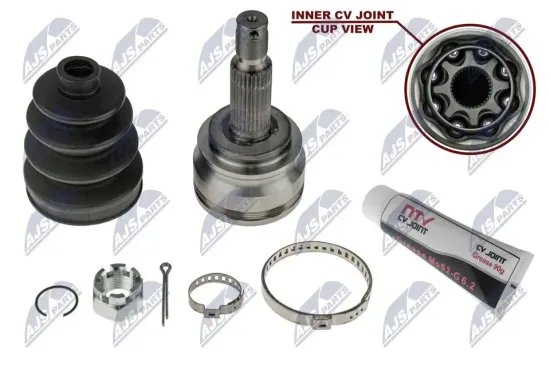 Gelenksatz, Antriebswelle Vorderachse radseitig NTY NPZ-CH-010 Bild Gelenksatz, Antriebswelle Vorderachse radseitig NTY NPZ-CH-010