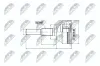 Gelenksatz, Antriebswelle radseitig NTY NPZ-CH-011 Bild Gelenksatz, Antriebswelle radseitig NTY NPZ-CH-011