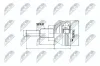Gelenksatz, Antriebswelle radseitig NTY NPZ-CH-016