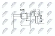 Gelenksatz, Antriebswelle NTY NPZ-CH-020