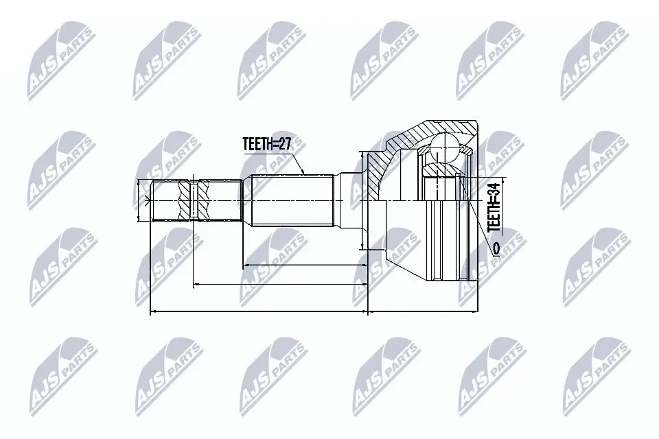 Gelenksatz, Antriebswelle NTY NPZ-CH-021