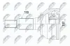 Gelenksatz, Antriebswelle radseitig Vorderachse NTY NPZ-CH-024 Bild Gelenksatz, Antriebswelle radseitig Vorderachse NTY NPZ-CH-024