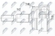 Gelenksatz, Antriebswelle Hinterachse NTY NPZ-CH-032