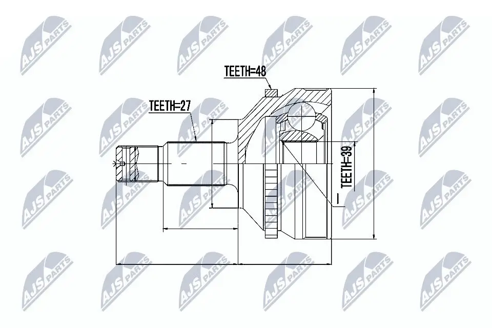 Gelenksatz, Antriebswelle NTY NPZ-CT-004