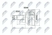 Gelenksatz, Antriebswelle radseitig NTY NPZ-CT-004