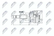Gelenksatz, Antriebswelle radseitig NTY NPZ-DW-002