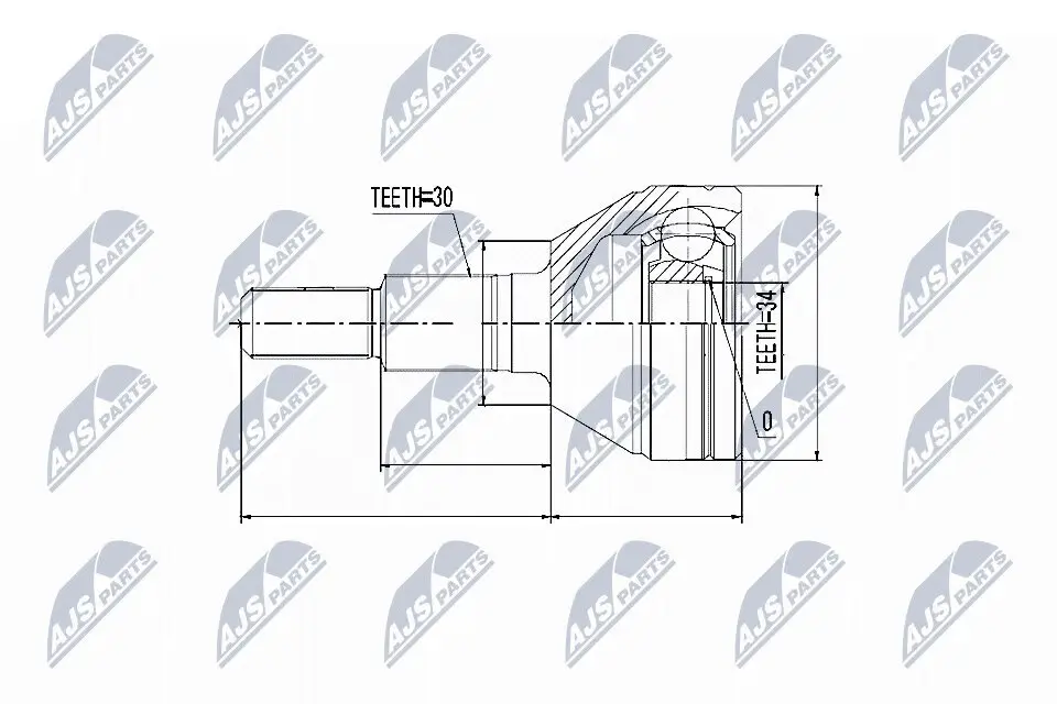 Gelenksatz, Antriebswelle NTY NPZ-DW-006