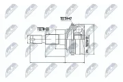 Gelenksatz, Antriebswelle NTY NPZ-DW-007