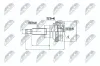 Gelenksatz, Antriebswelle radseitig NTY NPZ-DW-016 Bild Gelenksatz, Antriebswelle radseitig NTY NPZ-DW-016