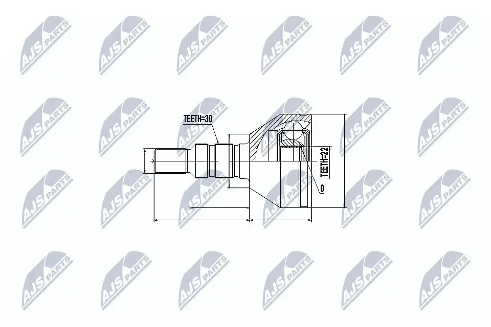 Gelenksatz, Antriebswelle NTY NPZ-DW-027