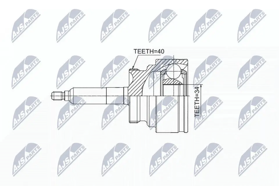 Gelenksatz, Antriebswelle NTY NPZ-DW-031 Bild Gelenksatz, Antriebswelle NTY NPZ-DW-031