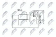 Gelenksatz, Antriebswelle NTY NPZ-FR-025