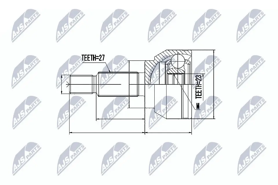 Gelenksatz, Antriebswelle NTY NPZ-FR-028