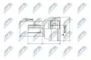 Gelenksatz, Antriebswelle NTY NPZ-FR-039