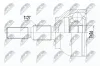 Gelenksatz, Antriebswelle Vorderachse links Vorderachse rechts NTY NPZ-FR-044 Bild Gelenksatz, Antriebswelle Vorderachse links Vorderachse rechts NTY NPZ-FR-044