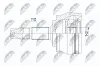 Gelenksatz, Antriebswelle radseitig Vorderachse links Vorderachse rechts NTY NPZ-FT-001