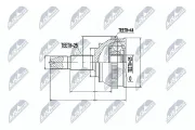 Gelenksatz, Antriebswelle radseitig NTY NPZ-FT-017