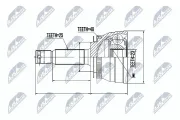 Gelenksatz, Antriebswelle NTY NPZ-HY-503