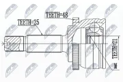 Gelenksatz, Antriebswelle Vorderachse Vorderachse links Vorderachse rechts NTY NPZ-HY-556