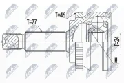 Gelenksatz, Antriebswelle NTY NPZ-HY-557