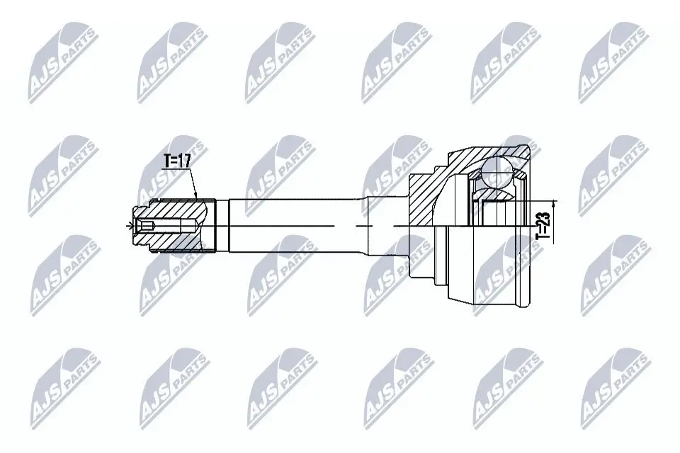 Gelenksatz, Antriebswelle NTY NPZ-IS-009