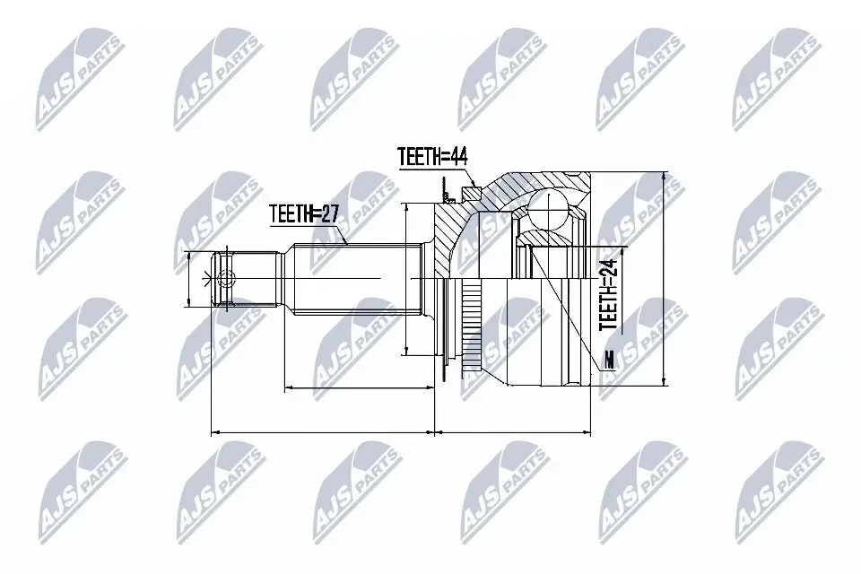 Gelenksatz, Antriebswelle NTY NPZ-KA-305