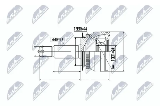 Gelenksatz, Antriebswelle NTY NPZ-KA-305 Bild Gelenksatz, Antriebswelle NTY NPZ-KA-305