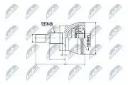 Gelenksatz, Antriebswelle NTY NPZ-ME-008