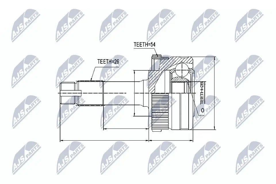 Gelenksatz, Antriebswelle NTY NPZ-ME-011