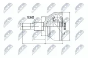 Gelenksatz, Antriebswelle Vorderachse radseitig NTY NPZ-ME-012