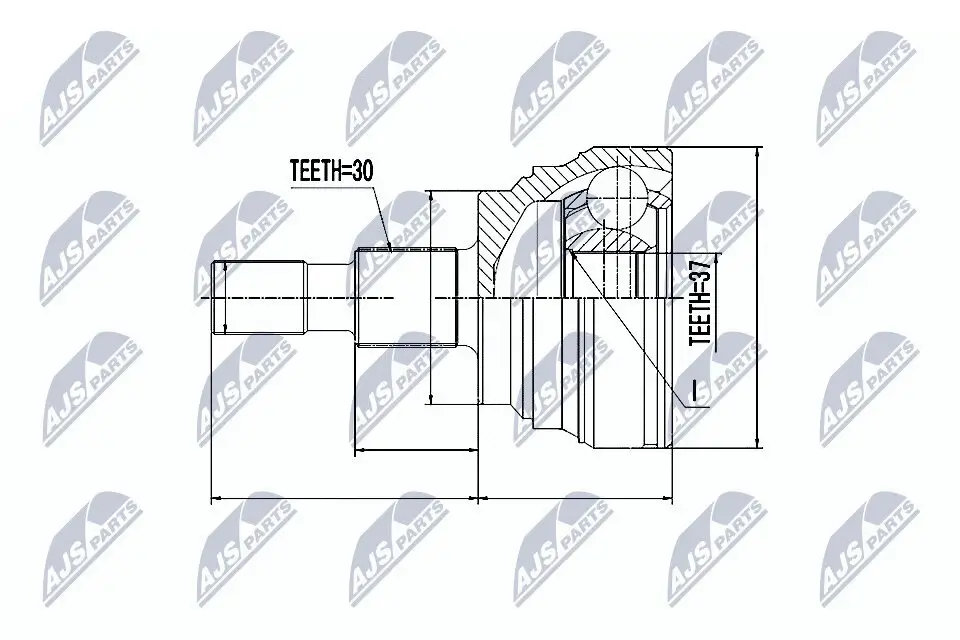 Gelenksatz, Antriebswelle NTY NPZ-ME-014