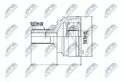 Gelenksatz, Antriebswelle Vorderachse radseitig NTY NPZ-ME-016