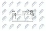 Gelenksatz, Antriebswelle Vorderachse links Vorderachse rechts getriebeseitig NTY NPZ-MS-007