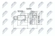 Gelenksatz, Antriebswelle NTY NPZ-MZ-028